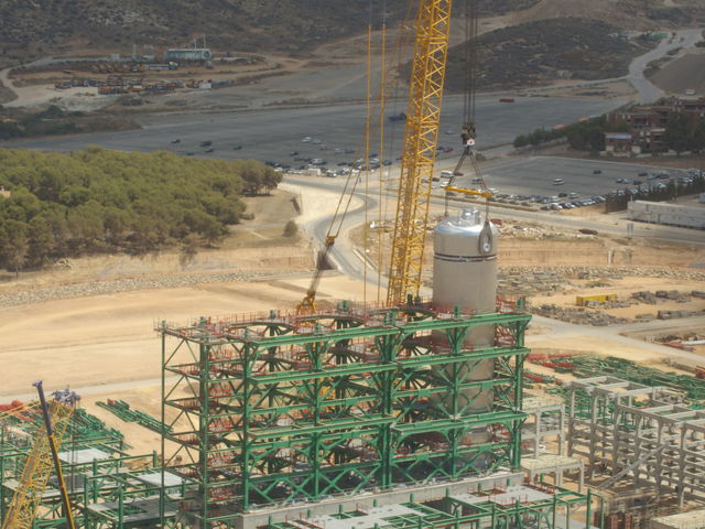 INSTALACION COLUMNA EN PLANTA