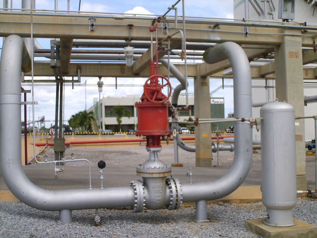 VALVULA DE COMPUERTA MOTORIZADA FUERA DE PIPE-RACK